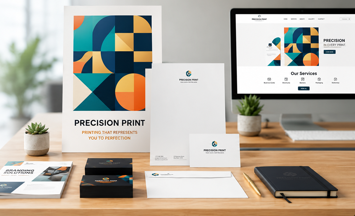 Precision Print Desktop Scene
